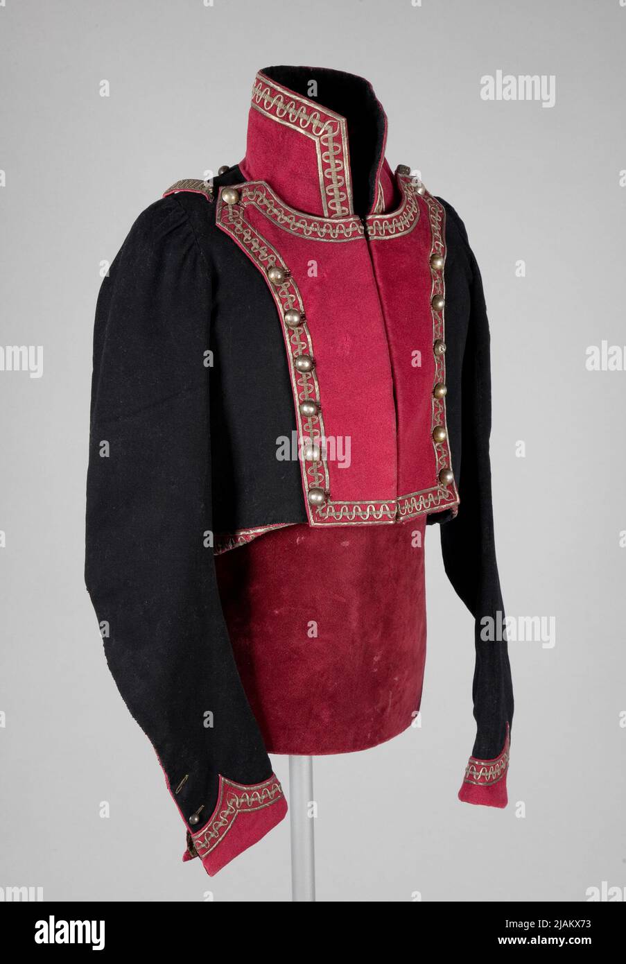 Veste de l'officier du régiment de la Garde de Napoléon 1st Banque D'Images