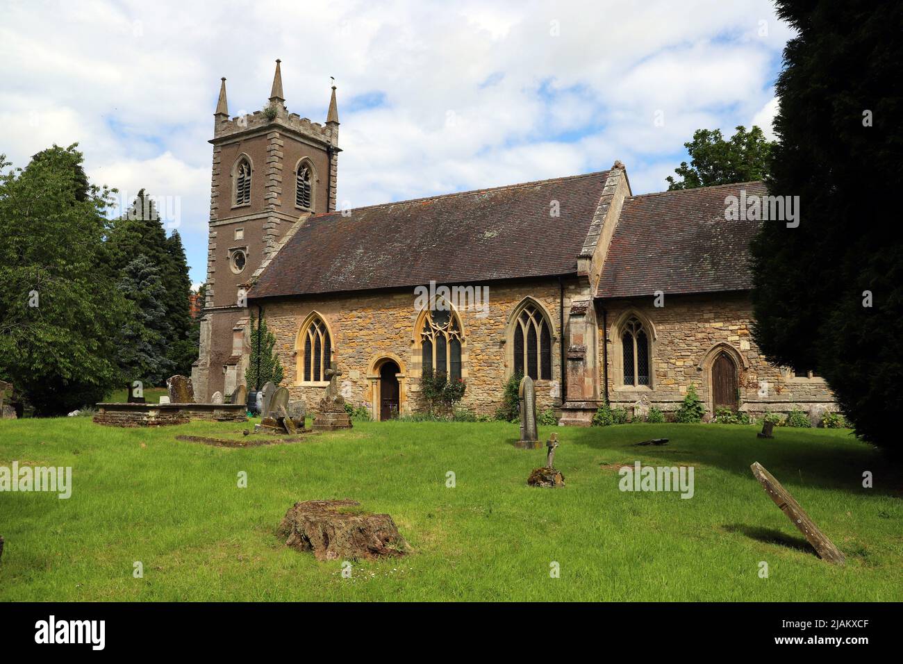 Église Sainte-Trinité, Arrow, Warwickshire Banque D'Images