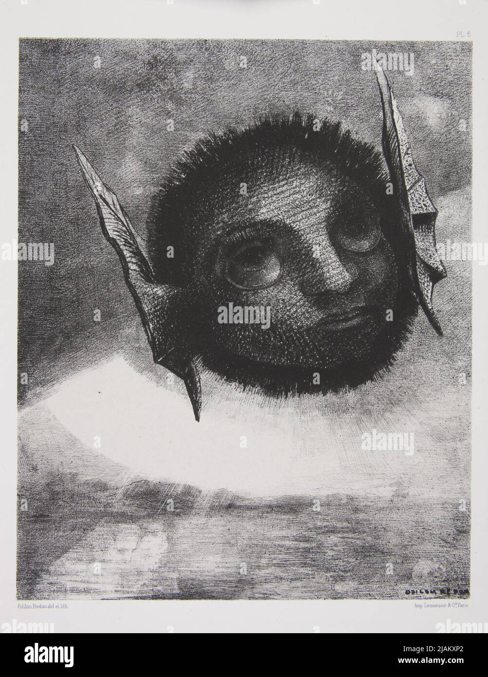 GNOME / gnom teka: Dans le rêve / dans un rêve pl. VI (M. 32) Redon, Odilon (1840 1916) Banque D'Images