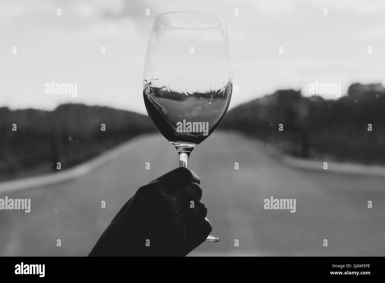 Producteurs de vin locaux à Swan Valley, Perth. Banque D'Images