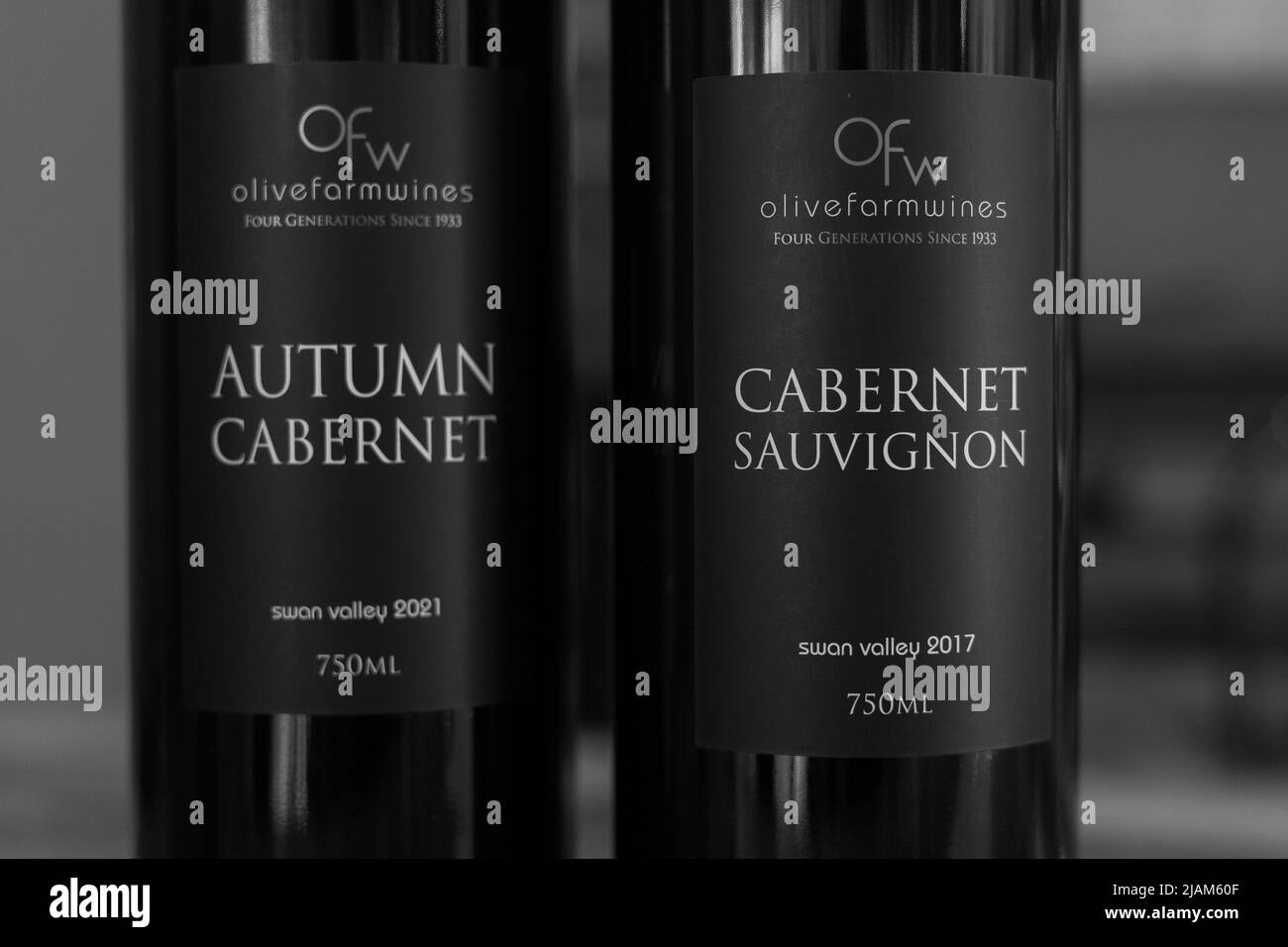 Producteurs de vin locaux à Swan Valley, Perth. Banque D'Images