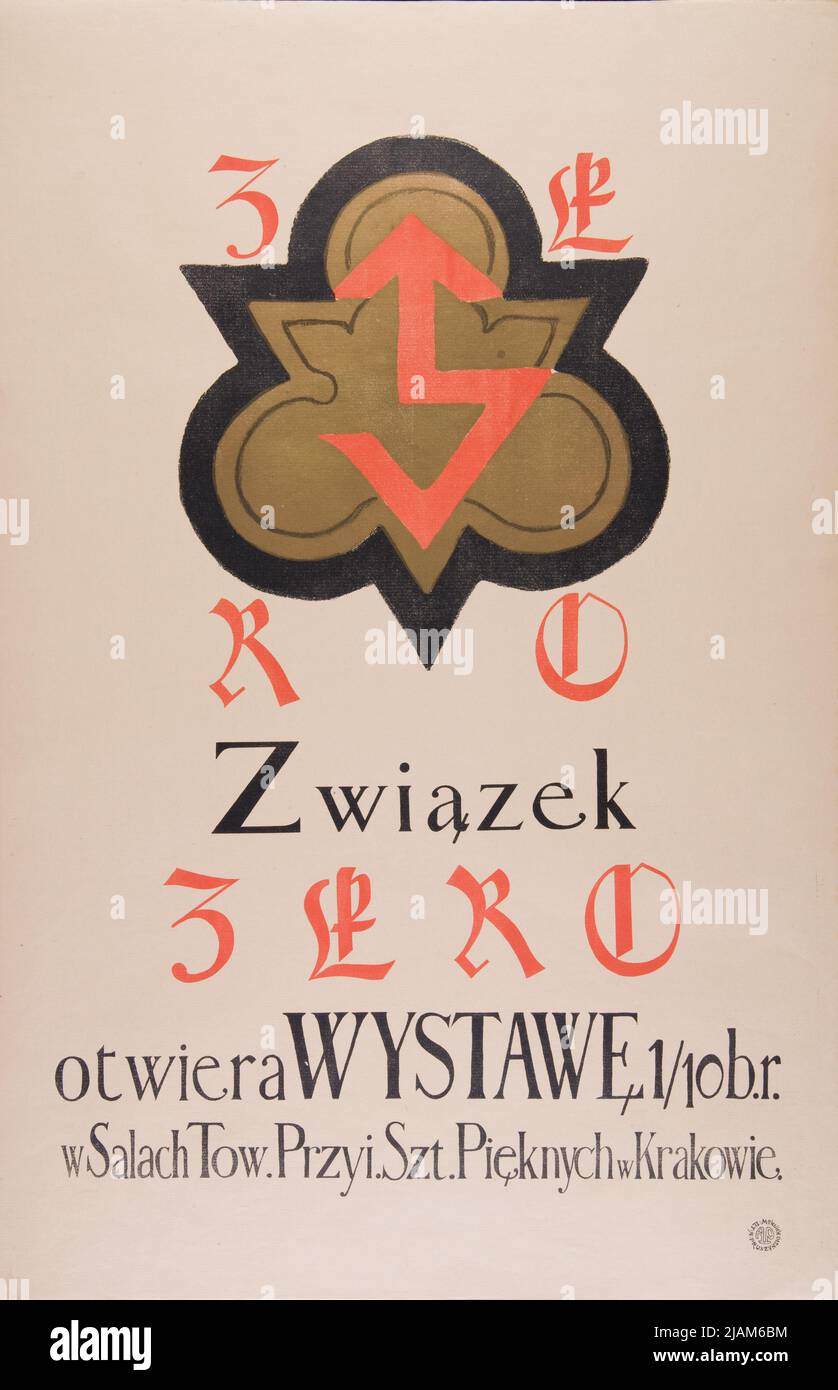 zak: Pruszcz ski Aureliusz, Jan (1873 1943), zak lithographique Banque D'Images