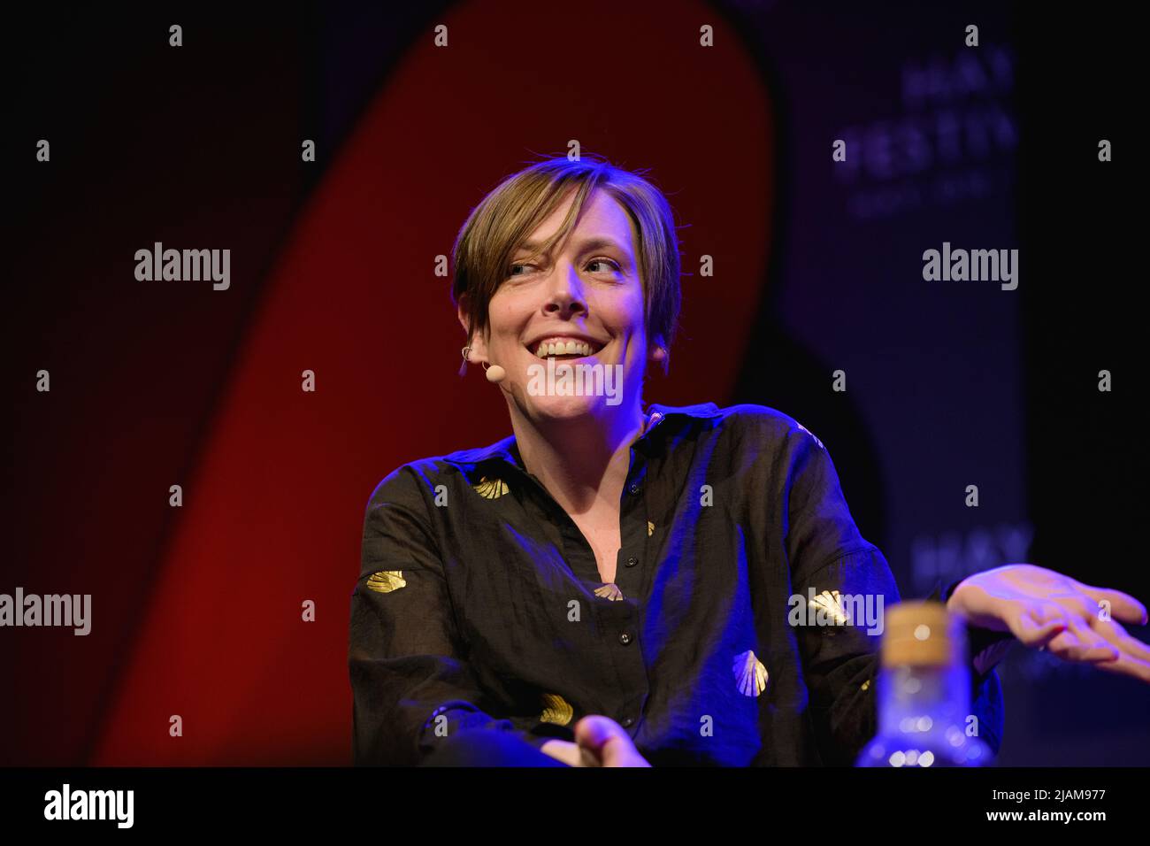 Hay-on-Wye, pays de Galles, Royaume-Uni. 31th mai 2022. 168 - Jess Phillips s'entretient avec Hugh Muir au Hay Festival 2022, pays de Galles. Crédit : Sam Hardwick/Alamy. Banque D'Images
