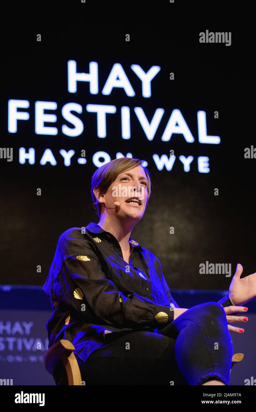 Hay-on-Wye, pays de Galles, Royaume-Uni. 31th mai 2022. 168 - Jess Phillips s'entretient avec Hugh Muir au Hay Festival 2022, pays de Galles. Crédit : Sam Hardwick/Alamy. Banque D'Images