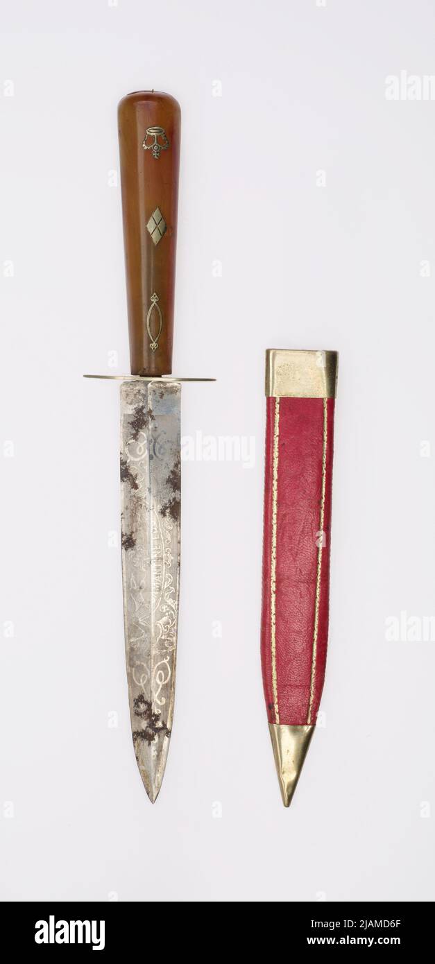 Poignard avec gaine Banque D'Images