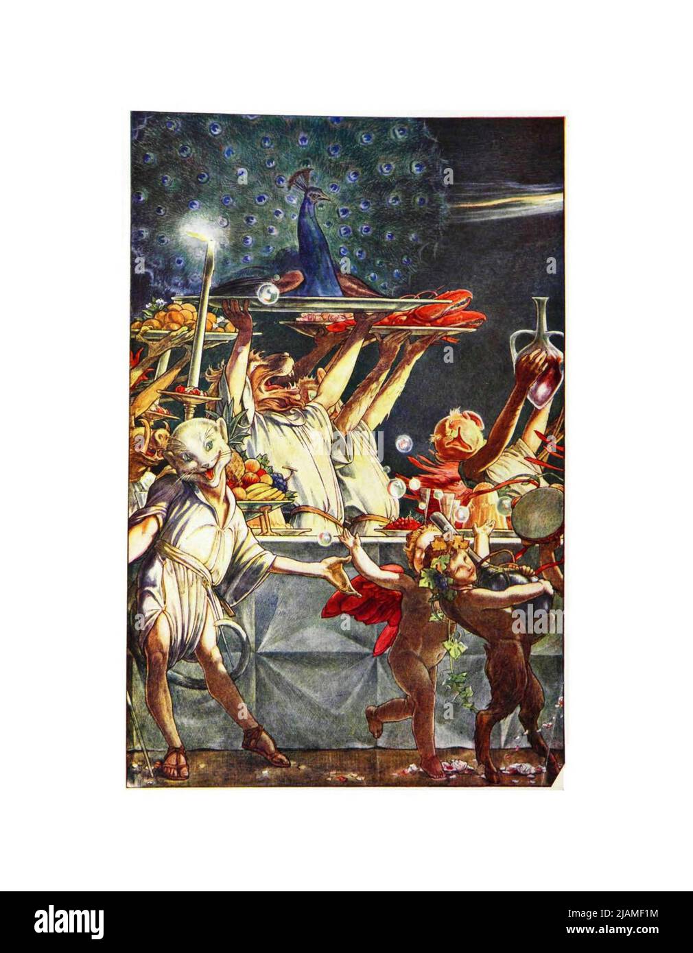 Donnez-nous les gentils gardiens, les cieux! — Qu'EST-ce que C'ÉTAIT? Extrait du livre « The Tempest » de William Shakespeare, 1564-1616; illustré par Paul Woodroffe, contenu supplémentaire de Joseph S., Moorat, Ballantyne Press, printmaker Publisher London : Chapman & Hall, Ltd. 1908 Banque D'Images