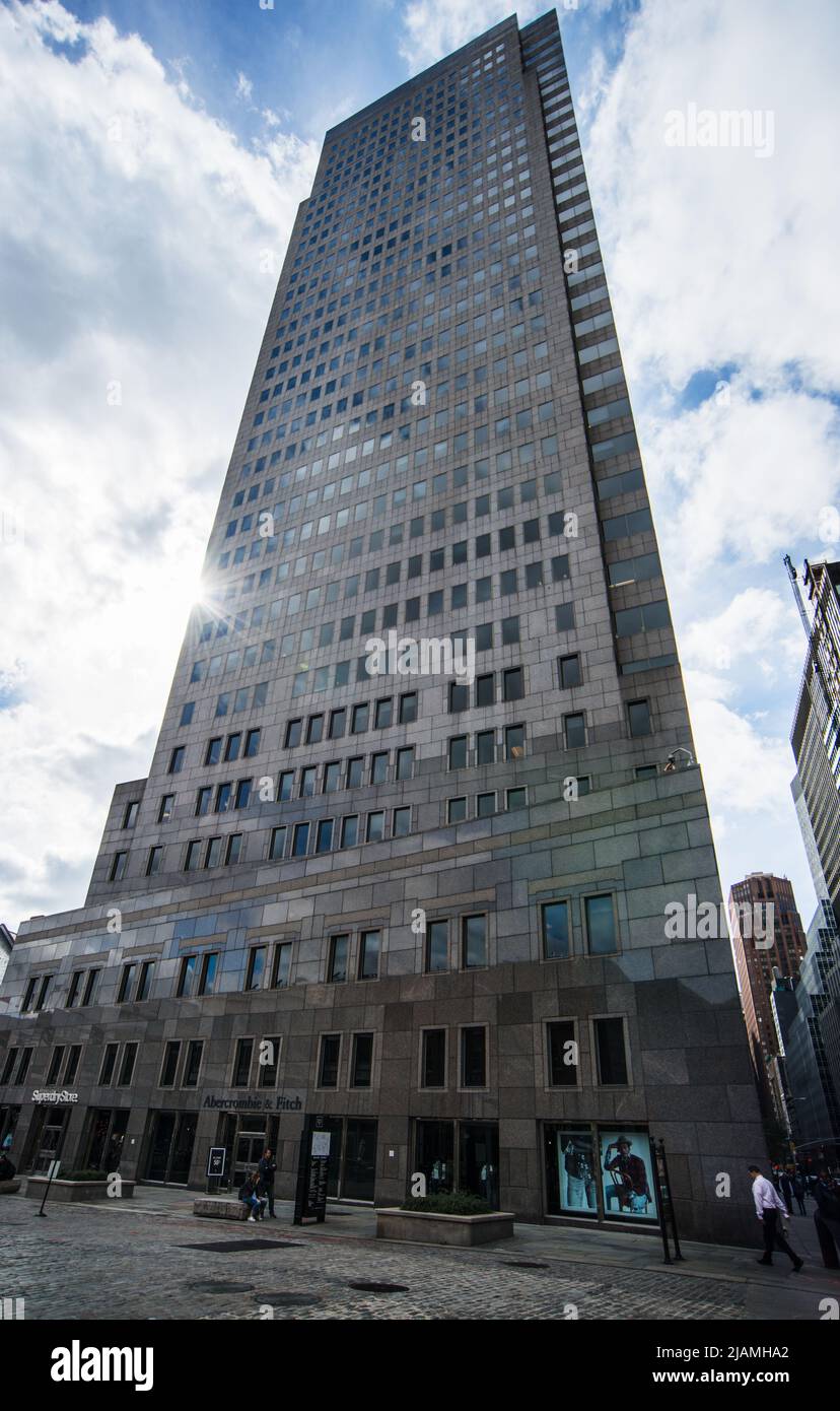 Gratte-ciel de Manhattan, New York City Banque D'Images