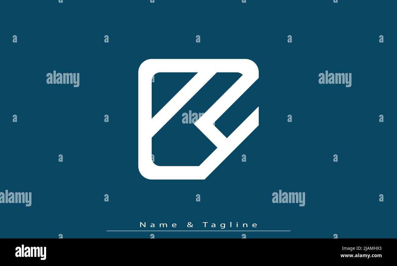 Lettres de l'alphabet initiales Monogram logo AY, ya Illustration de Vecteur