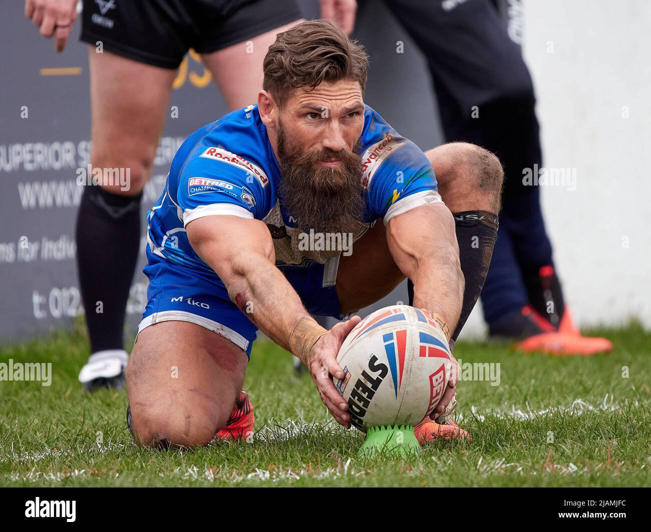 Jarrod Sammut, joueur de rugby, jouant pour Barrow Raiders Banque D'Images