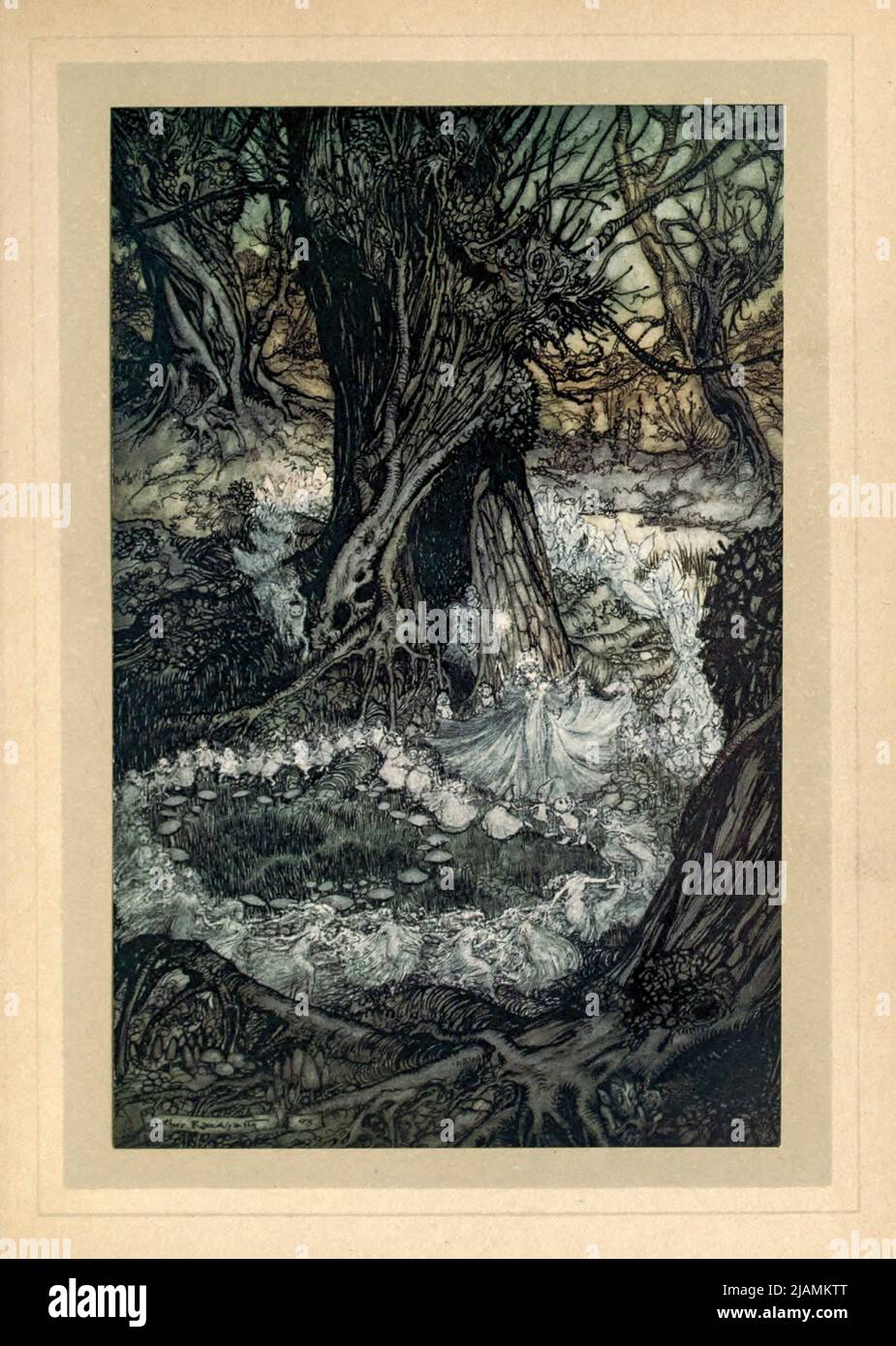 Venez, maintenant une cocarde de ' A midsummer Night's Dream ' par William Shakespeare, 1564-1616; illustré par Arthur Rackham, 1867-1939 Date de publication 1908 Publisher London, Heinemann; New York, Doubleday, page & Co Banque D'Images