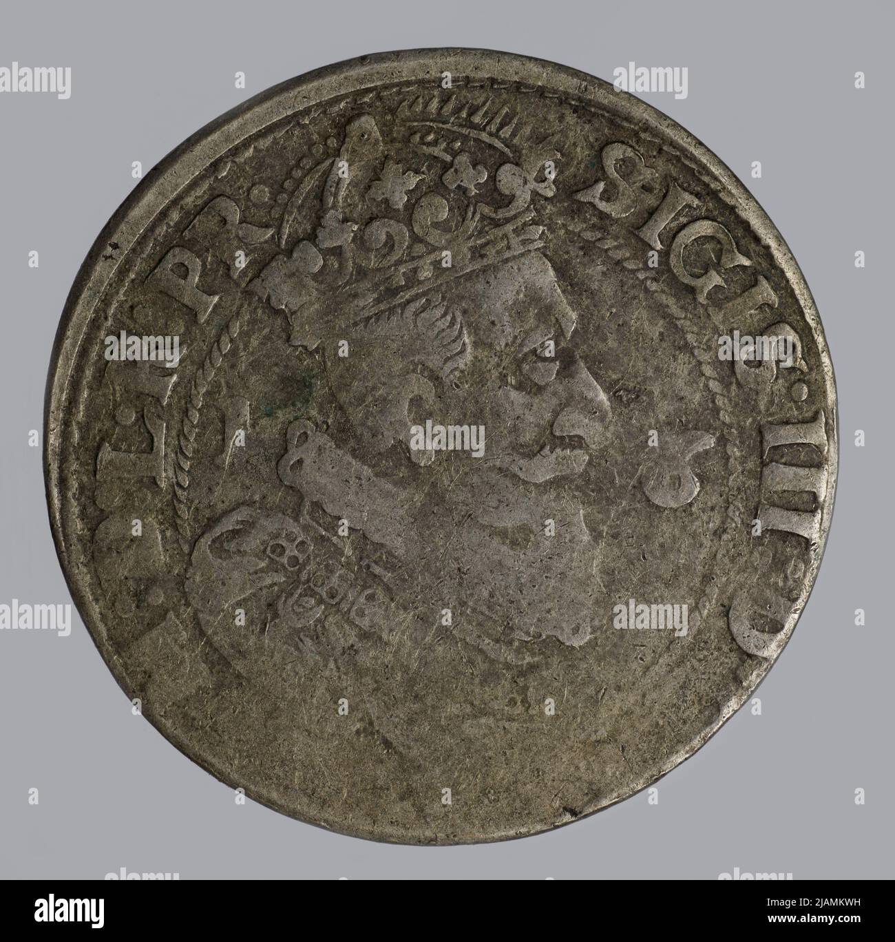 Fausse monnaie, Gdańsk Ort, 1623, Sigismund III Vasa (1587 1632) Banque D'Images