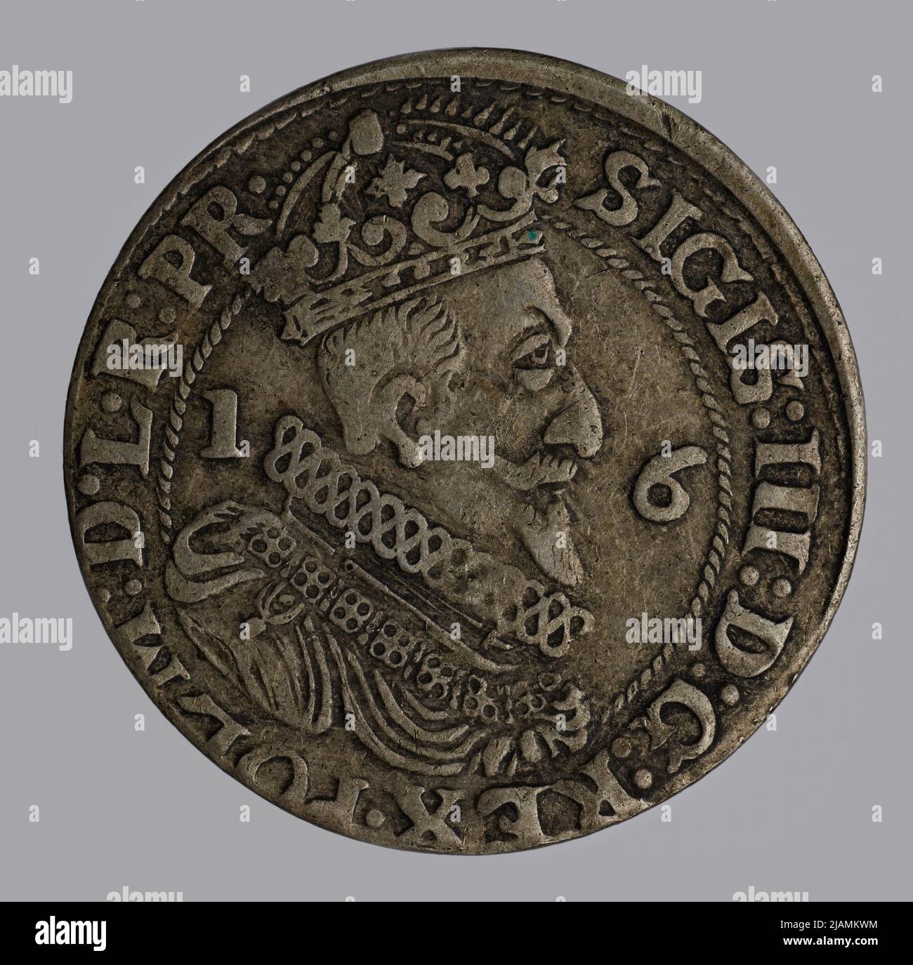 Fausse monnaie, Gdańsk Ort, 1623, Sigismund III Vasa (1587 1632) Banque D'Images