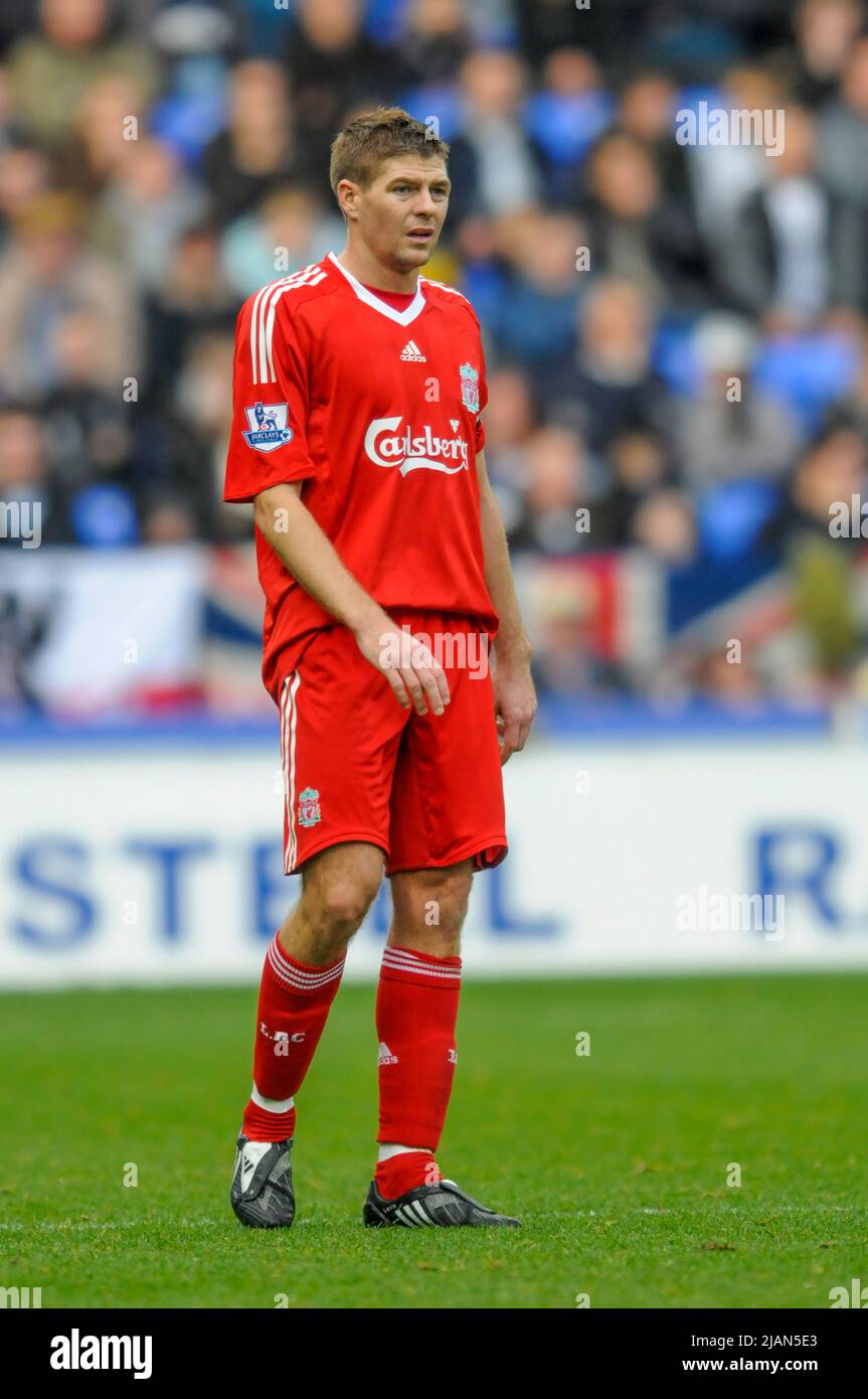 Liverpool - Steven Gerrard -2008 Banque D'Images