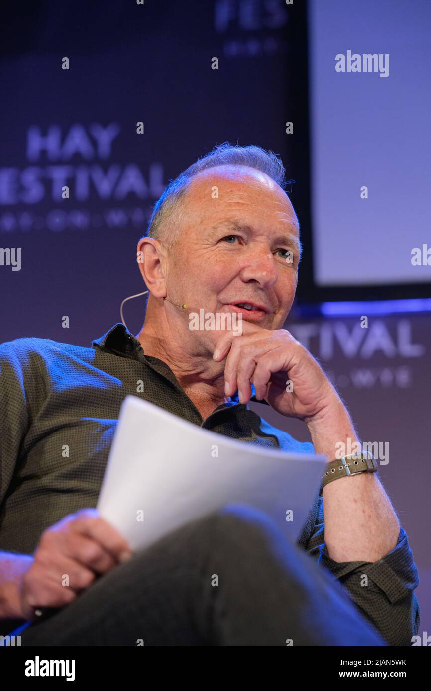 Hay-on-Wye, pays de Galles, Royaume-Uni. 31th mai 2022. Harriet Lamb, Mark Lynas, Nina Skorupska et Martin Wright au Hay Festival 2022, pays de Galles. Crédit : Sam Hardwick/Alamy. Banque D'Images