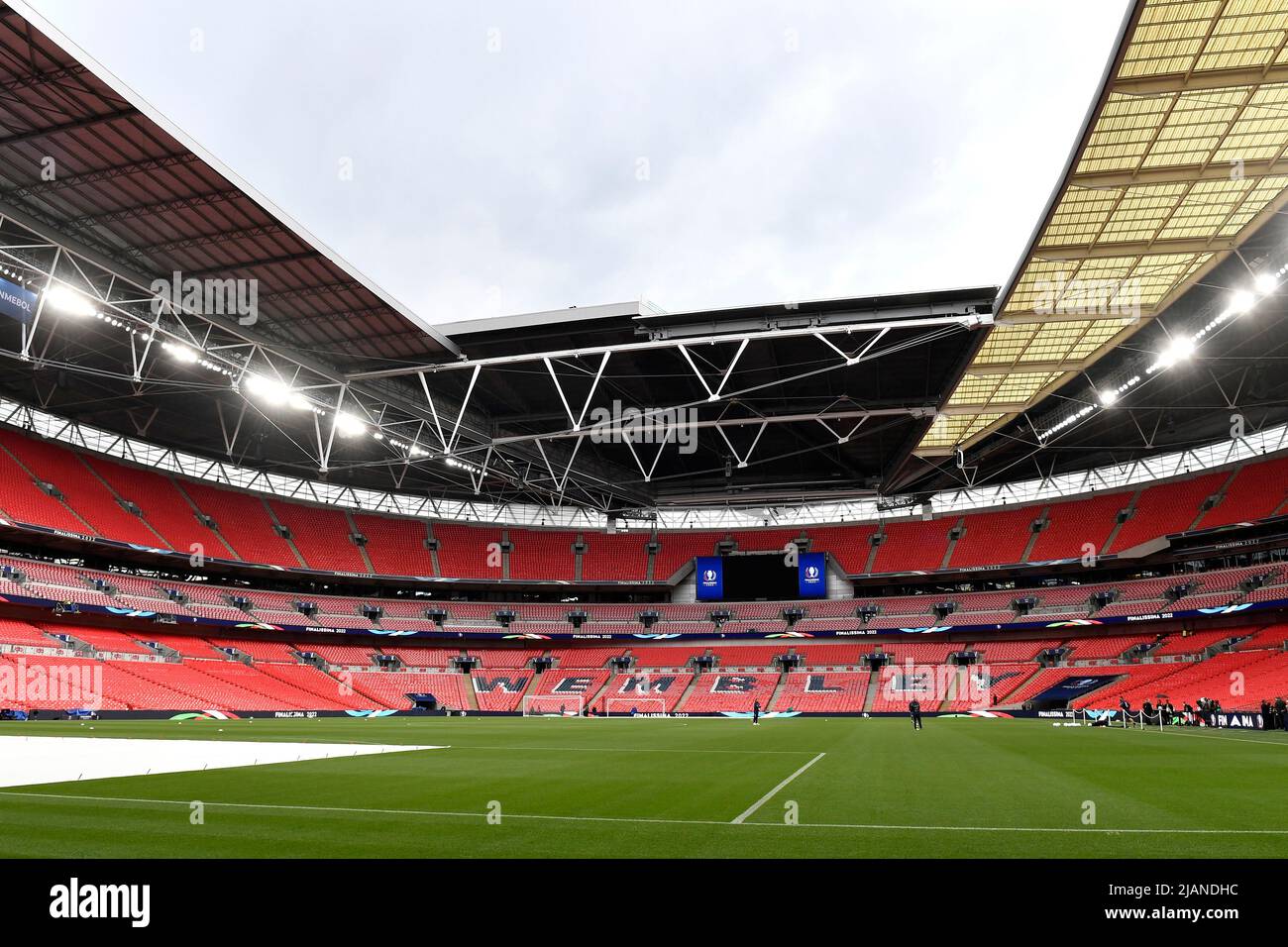 Londres, France. 31st mai 2022. Une vue générale du stade pendant l'entraînement avant le trophée Finalissima 2022 match de football entre l'Italie et l'Argentine au stade Wembley à Londres, Angleterre, le 31th mai 2022. Photo Andrea Staccioli/Insidefoto crédit: Insidefoto srl/Alamy Live News Banque D'Images