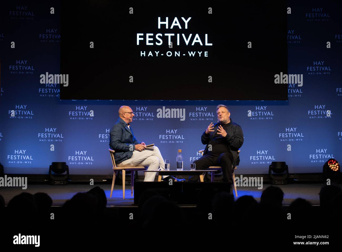 Hay-on-Wye, pays de Galles, Royaume-Uni. 31th mai 2022. Rankin en conversation avec Dylan Jones au Hay Festival 2022, pays de Galles. Crédit : Sam Hardwick/Alamy. Banque D'Images