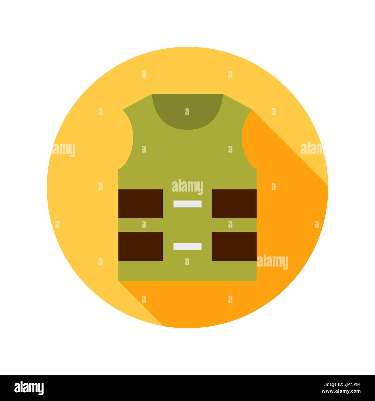 Icône cercle d'armure corps Illustration de Vecteur