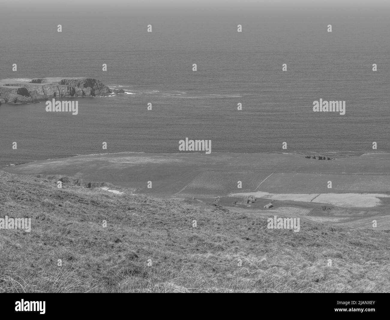 L'île Shetland en écosse Banque D'Images