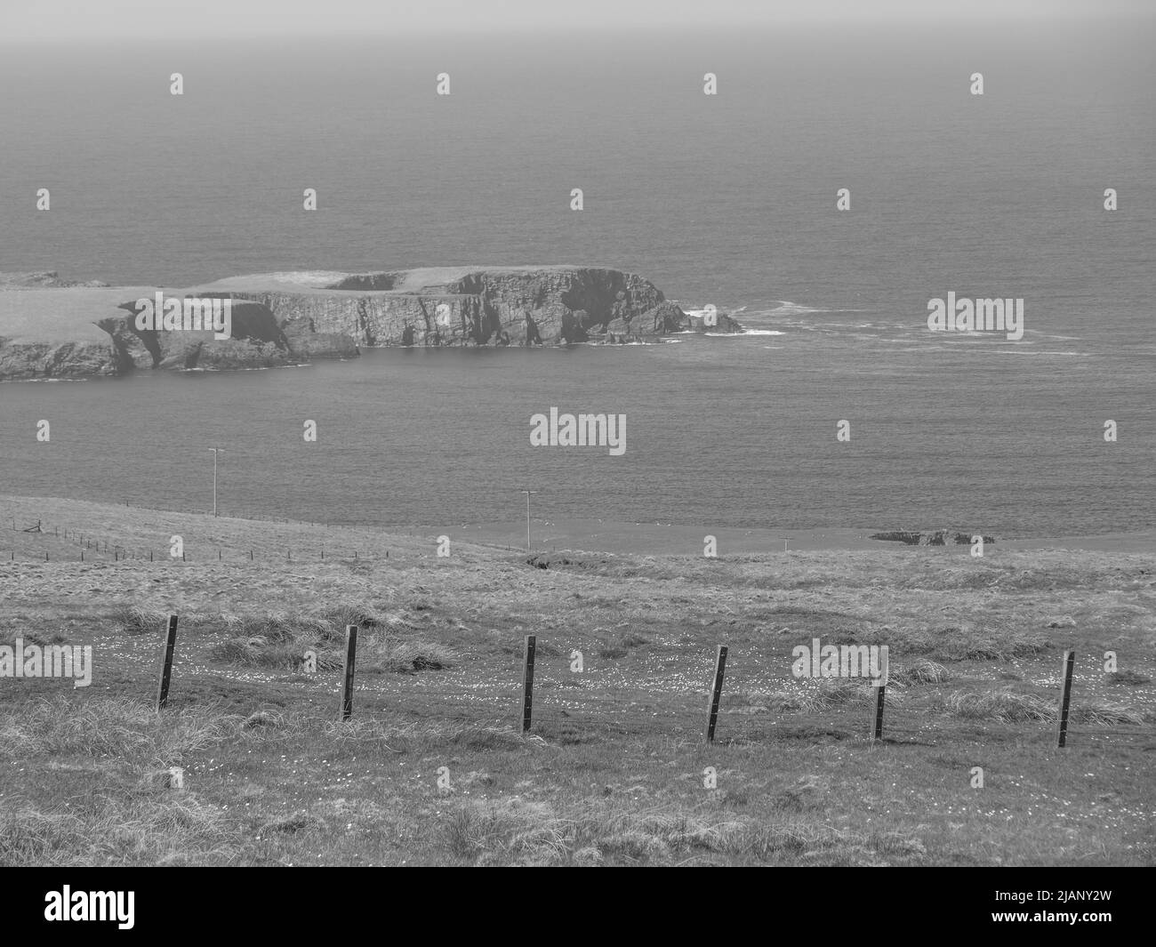 L'île Shetland en écosse Banque D'Images