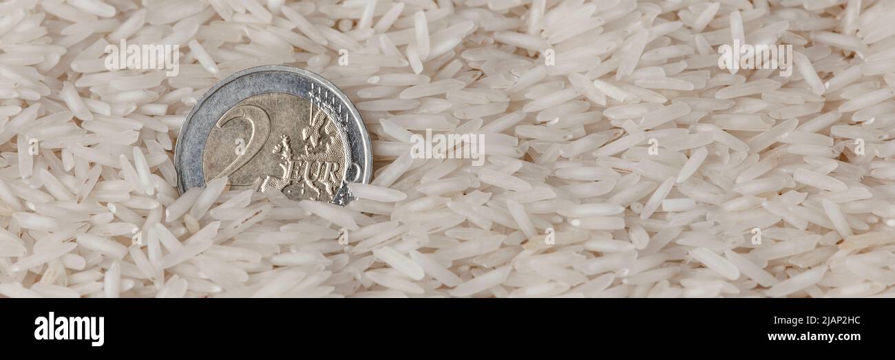 Le prix du riz, la hausse des prix des cultures agricoles. Pénurie