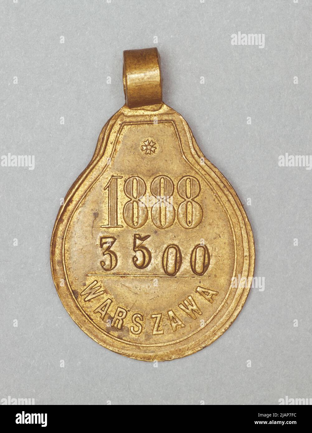 Varsovie signe de frais de chien no 3500 Banque D'Images