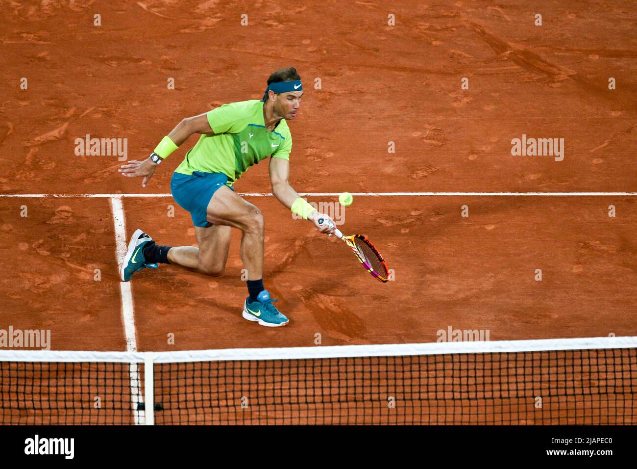PARIS IF 31.05.2022 ROLAND GARROS 2022 Rafael Nadal ESP lors du tournoi Roland Garros 2022 qui s est tenu a Paris France. Photo Andre Chaco Fotoarena Photo Stock Alamy