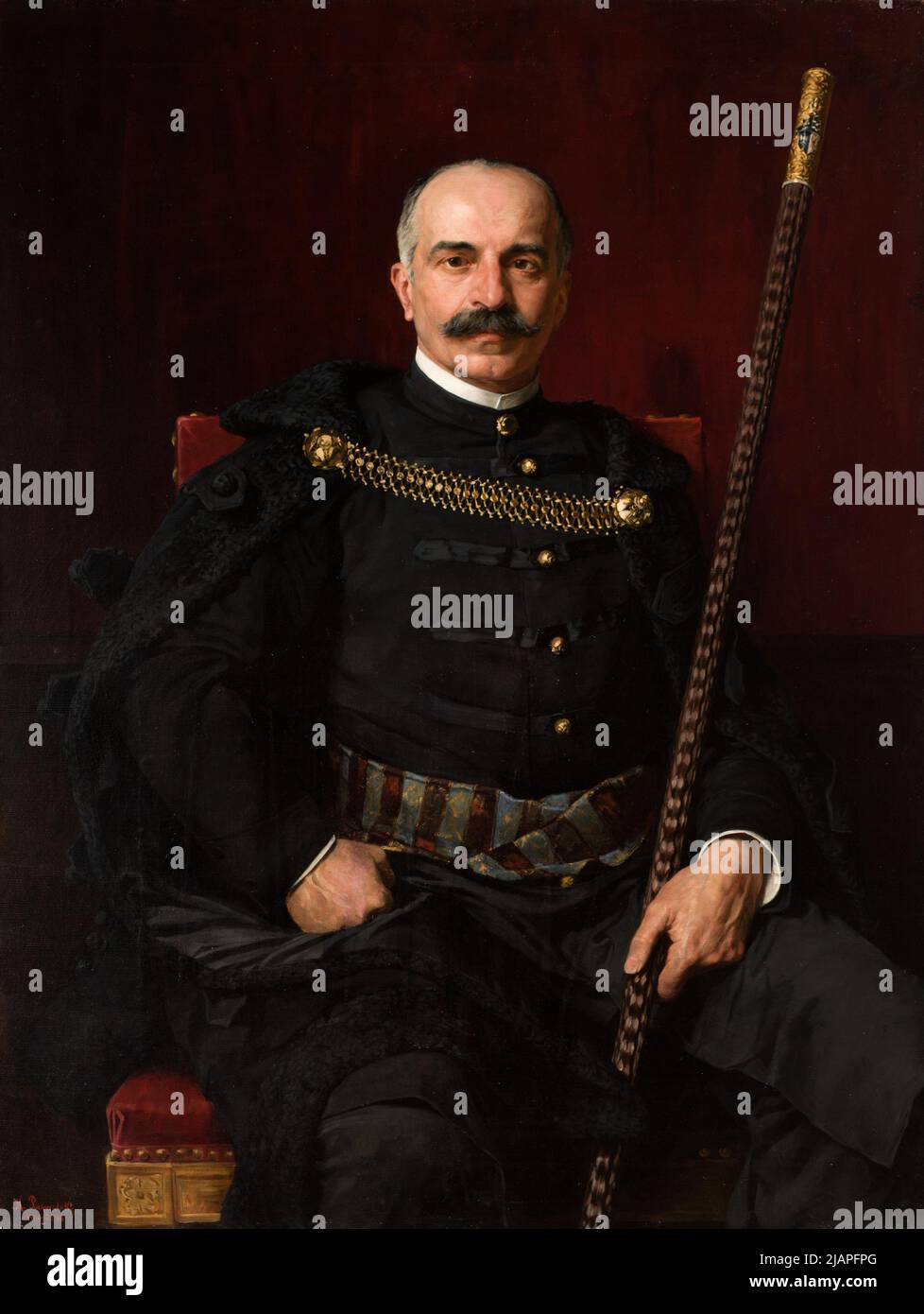 Portrait de Eustache Sanguszko louange, Kazimierz (1855 1940) Banque D'Images