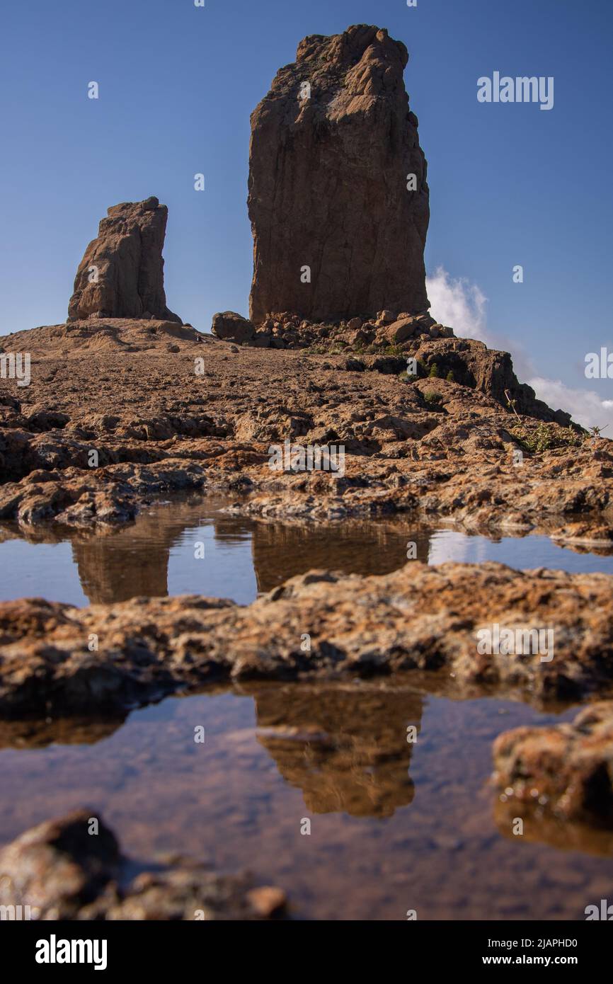 Roque Nublo (Grande Canarie) Banque D'Images