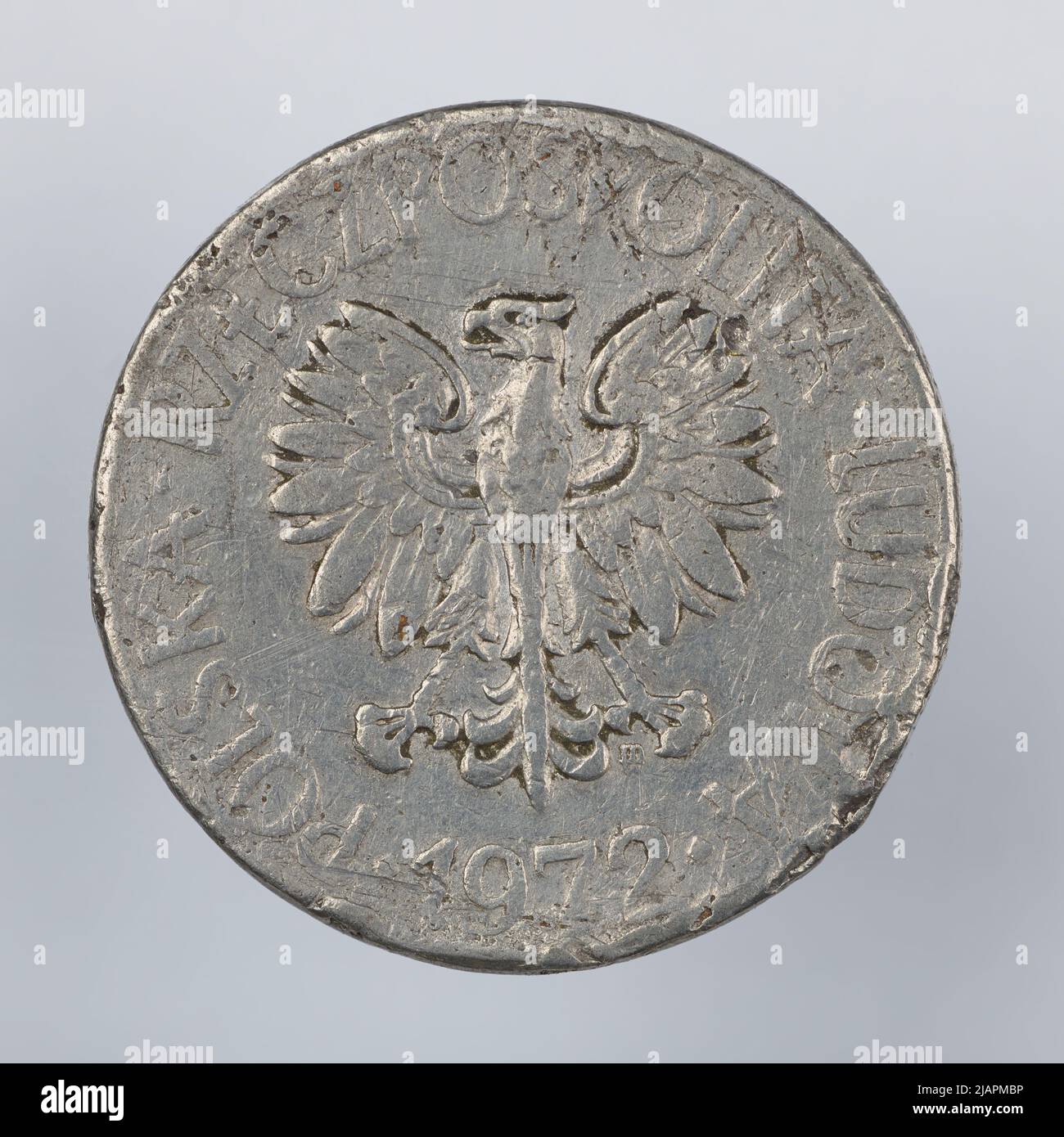 Fausse pièce, 10 zlotys, 1972, RepubIIc du peuple de Pologne Banque D'Images