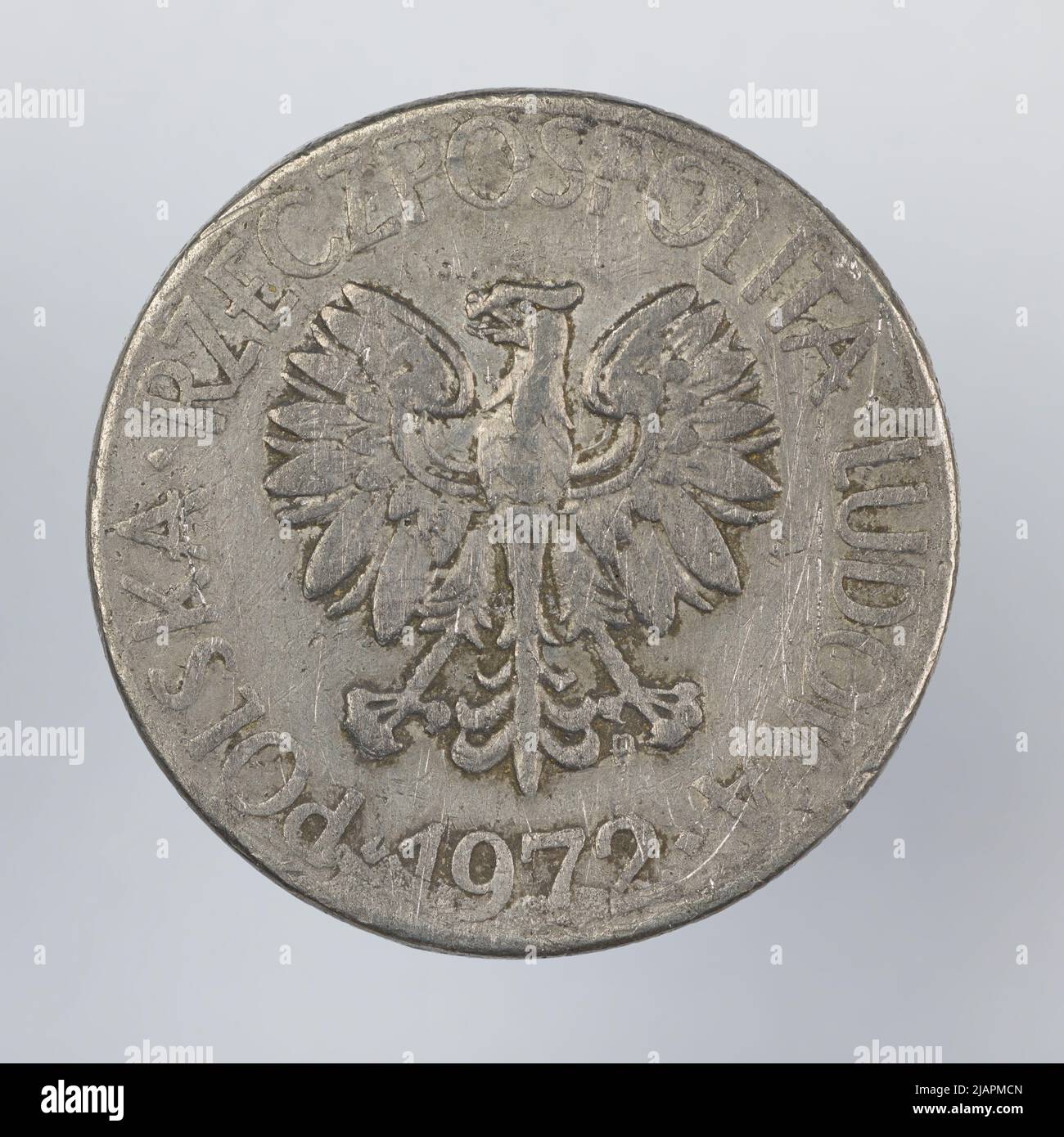 Fausse pièce, 10 zlotys, 1972, RepubIIc du peuple de Pologne Banque D'Images