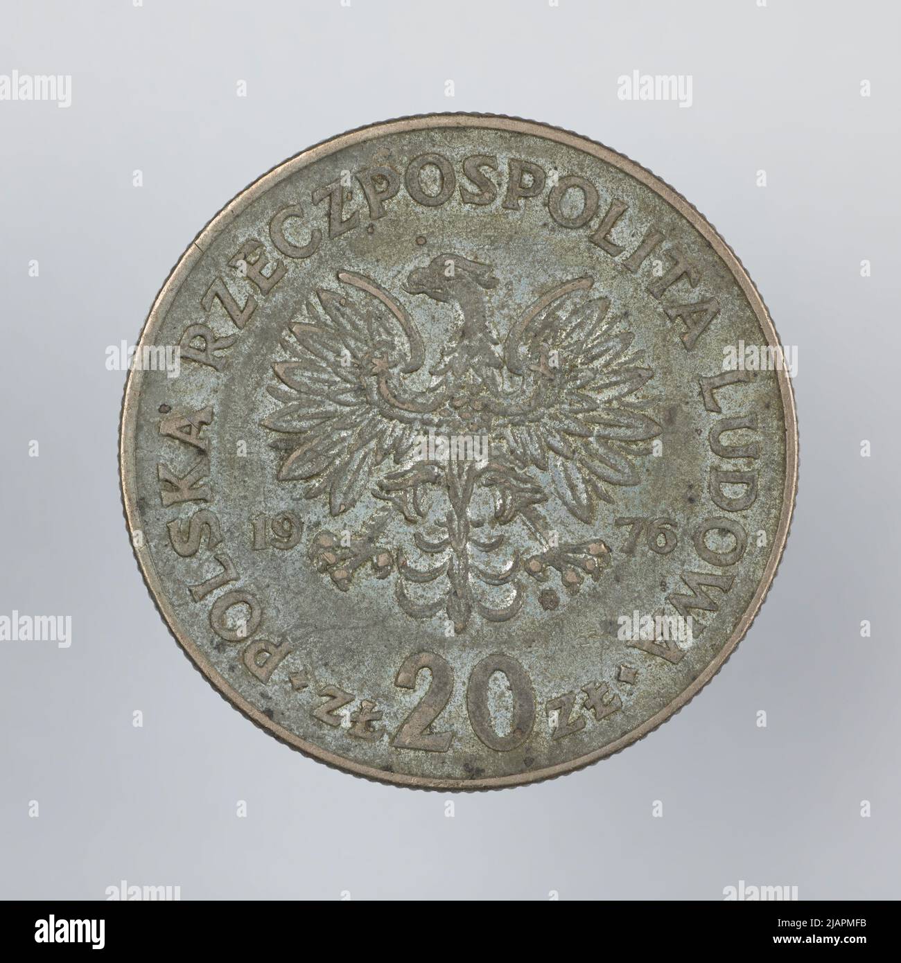 Fausse pièce, 20 zlotys, 1976, RepubIIc du peuple de Pologne Banque D'Images