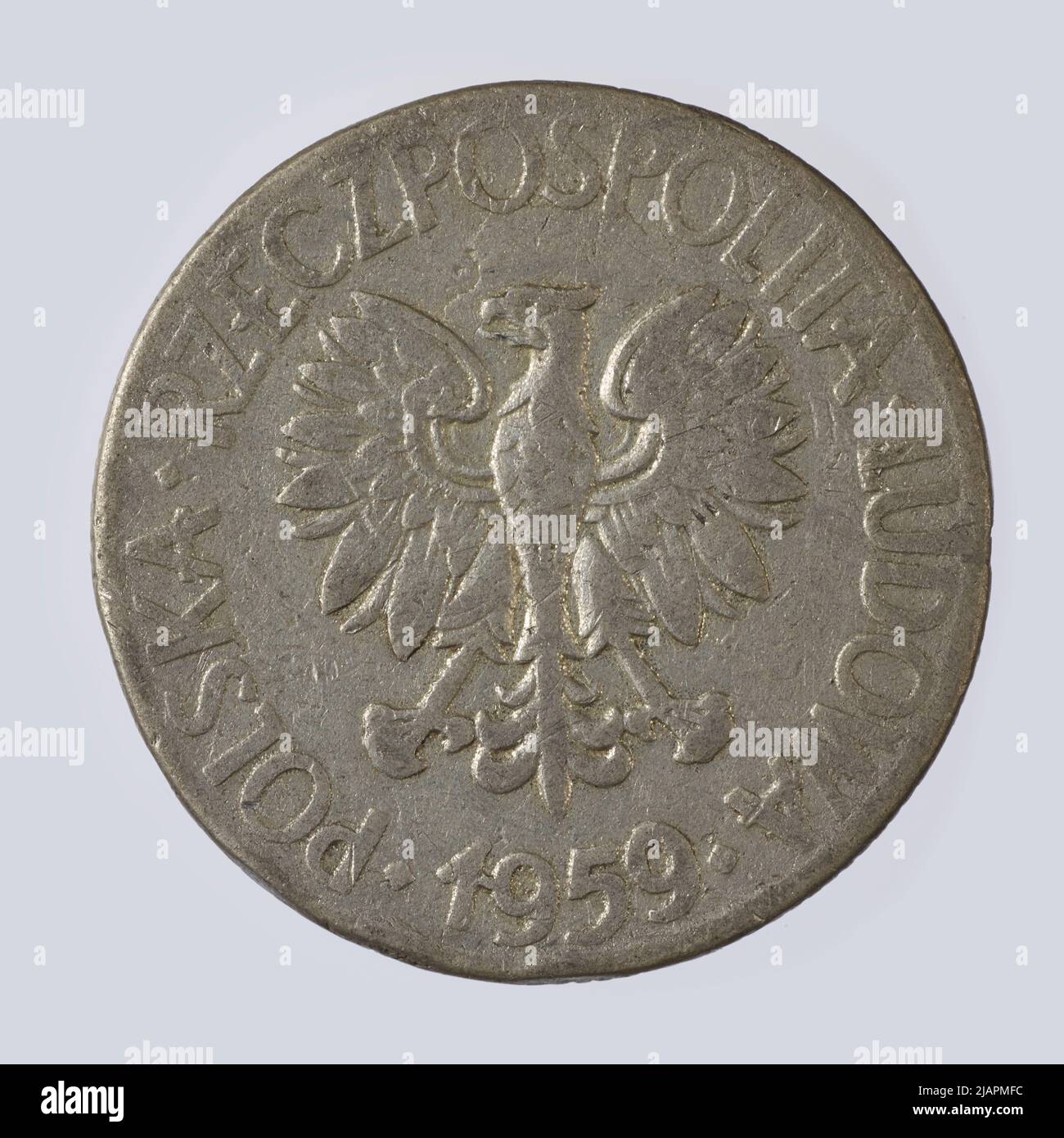 Fausse pièce, 10 zlotys, 1959, RepubIIc du peuple de Pologne Banque D'Images