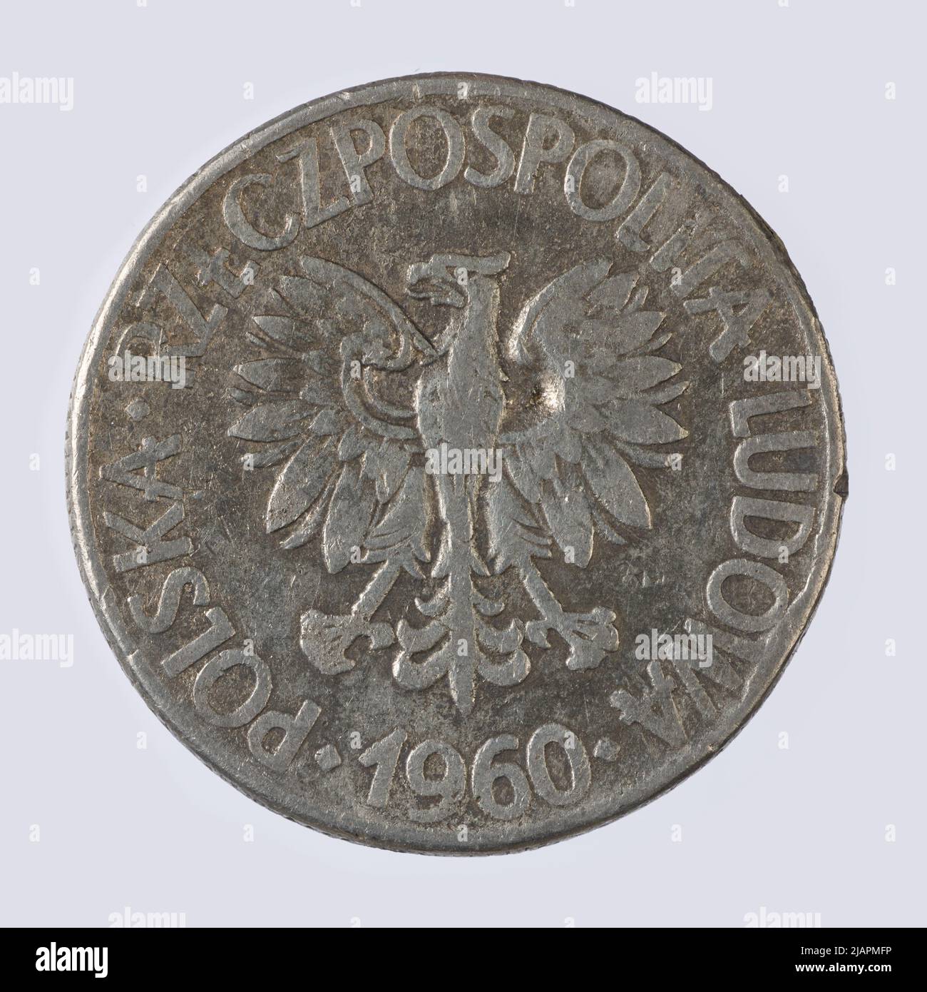 Fausse pièce, 10 zlotys, 1960, RepubIIc du peuple de Pologne Banque D'Images