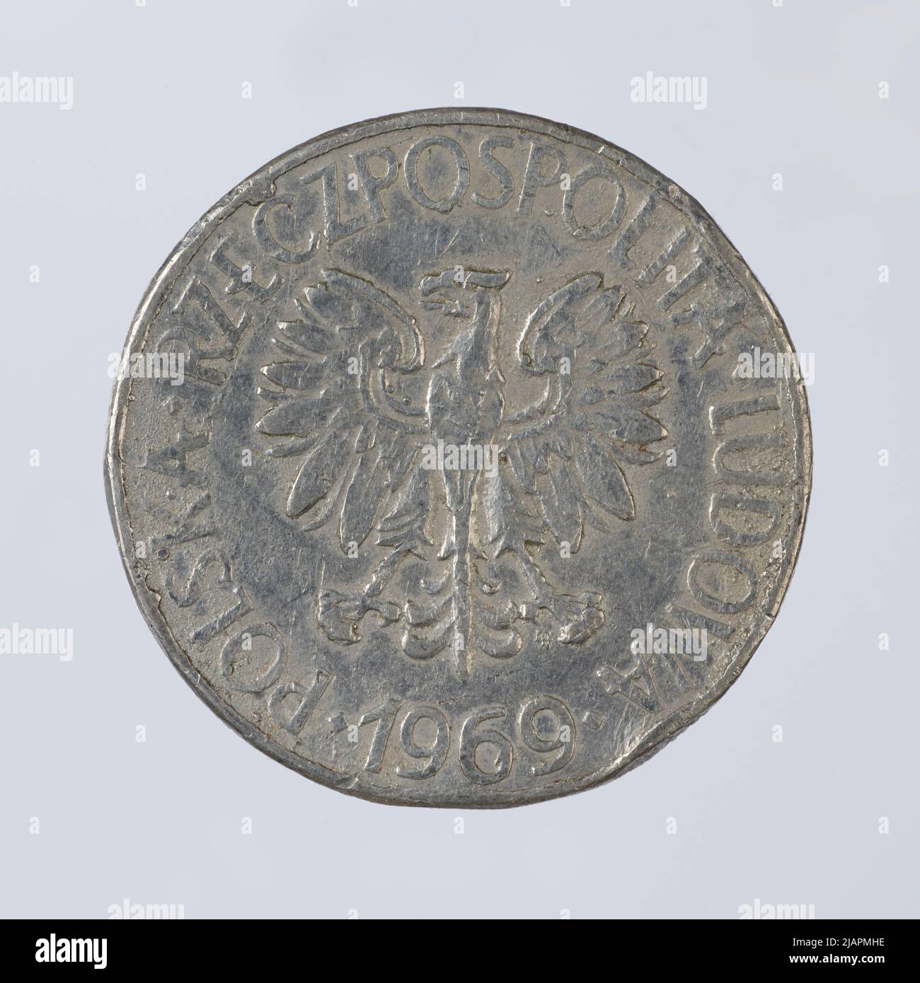 Fausse pièce, 10 zlotys, 1969, RepubIIc du peuple de Pologne Banque D'Images