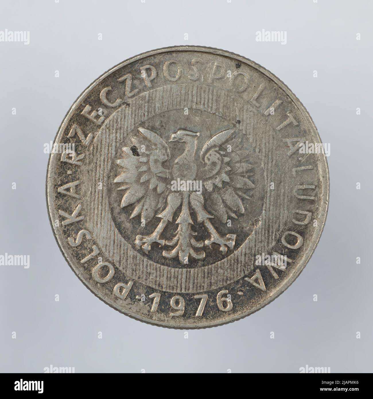 Fausse pièce, 20 zlotys, 1976, RepubIIc du peuple de Pologne Banque D'Images