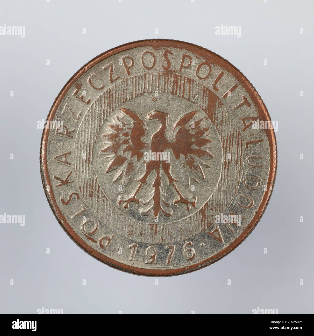 Fausse pièce, 20 zlotys, 1976, RepubIIc du peuple de Pologne Banque D'Images