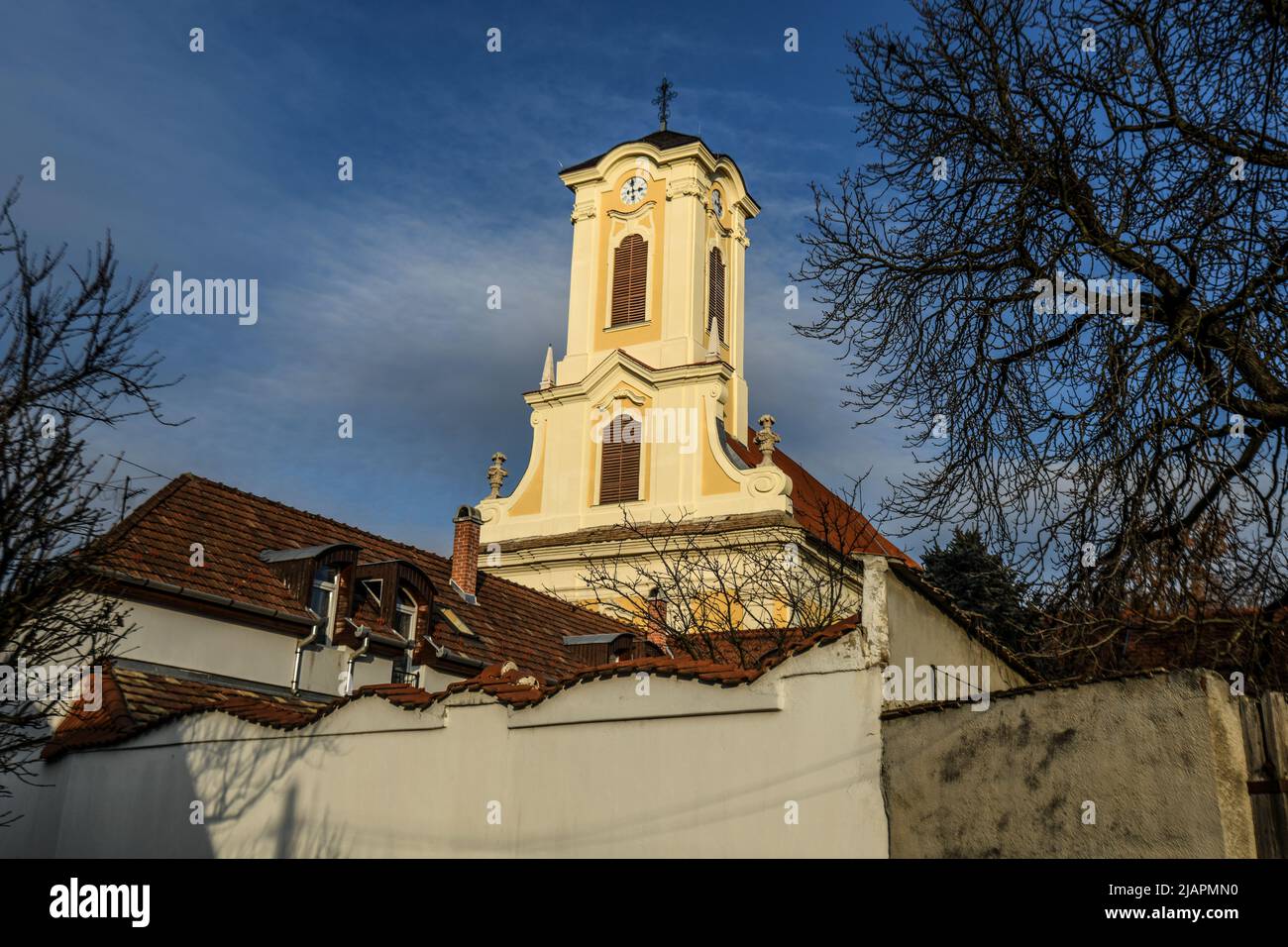 Vieille ville de Szentendre : rue Kor. Hongrie Banque D'Images