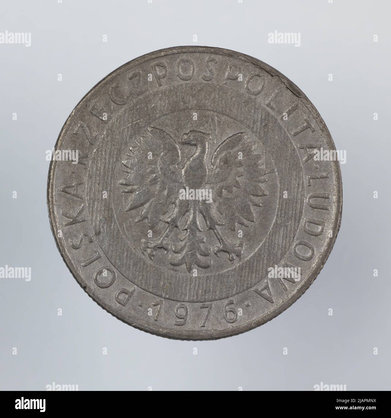 Fausse pièce, 20 zlotys, 1976, RepubIIc du peuple de Pologne Banque D'Images