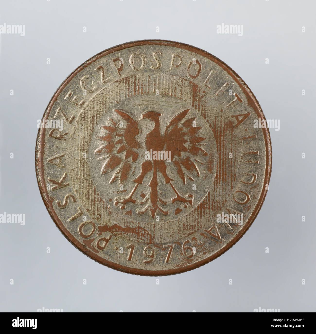 Fausse pièce, 20 zlotys, 1976, RepubIIc du peuple de Pologne Banque D'Images