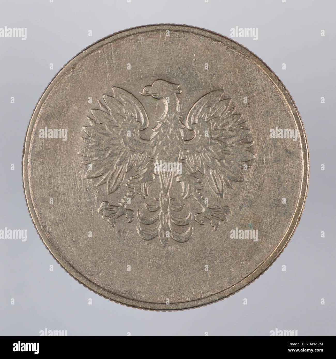 Fausse pièce, 20 zlotys, RepubIIc du peuple de Pologne Banque D'Images