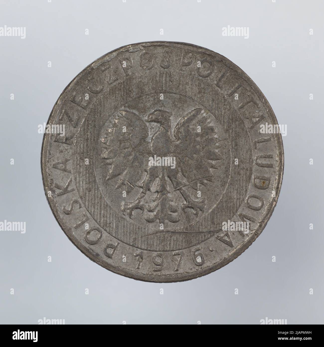 Fausse pièce, 20 zlotys, 1976, RepubIIc du peuple de Pologne Banque D'Images