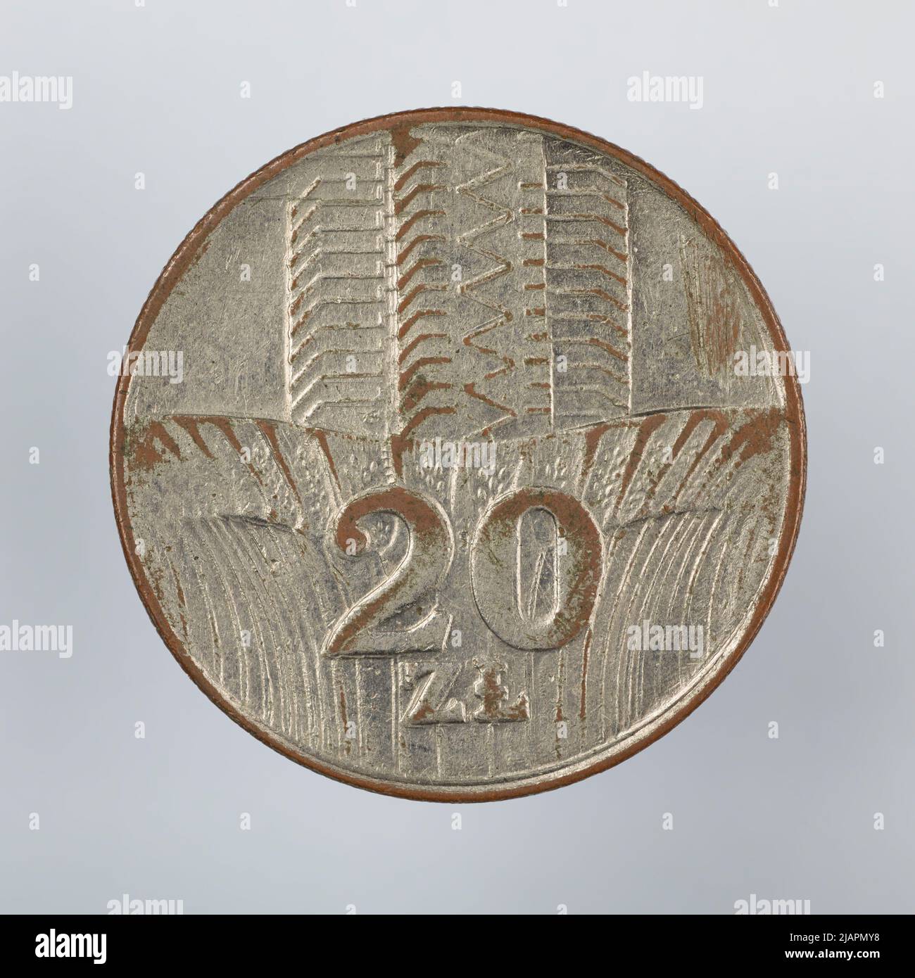 Fausse pièce, 20 zlotys, 1974, RepubIIc du peuple de Pologne Banque D'Images