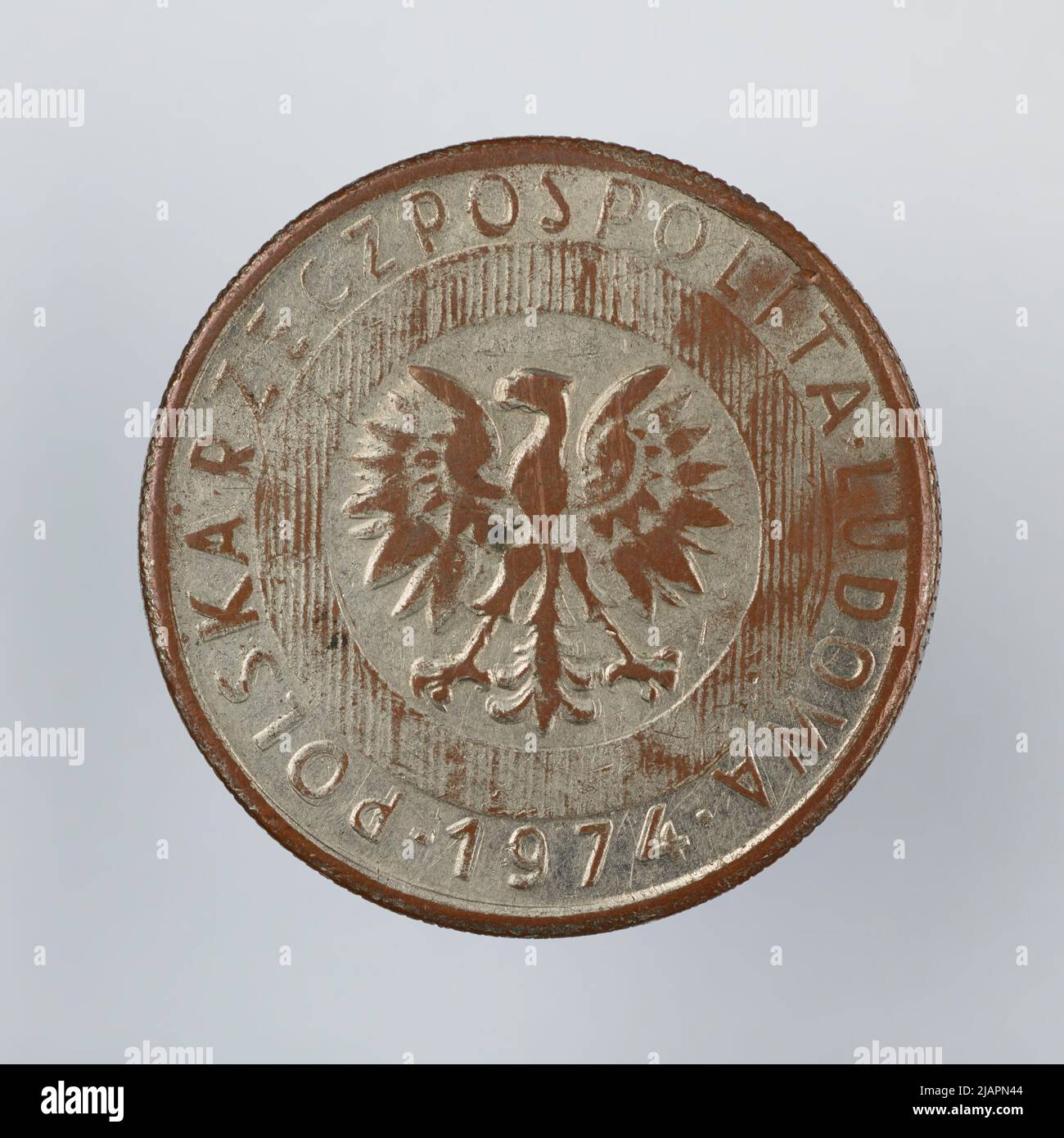 Fausse pièce, 20 zlotys, 1974, RepubIIc du peuple de Pologne Banque D'Images