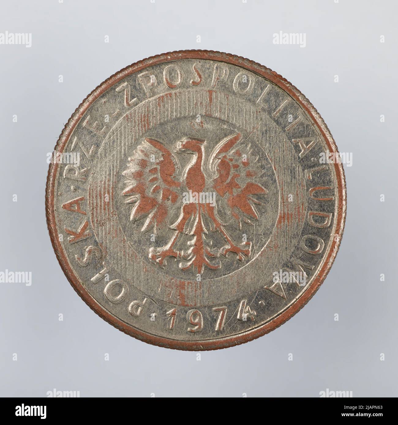 Fausse pièce, 20 zlotys, 1974, RepubIIc du peuple de Pologne Banque D'Images