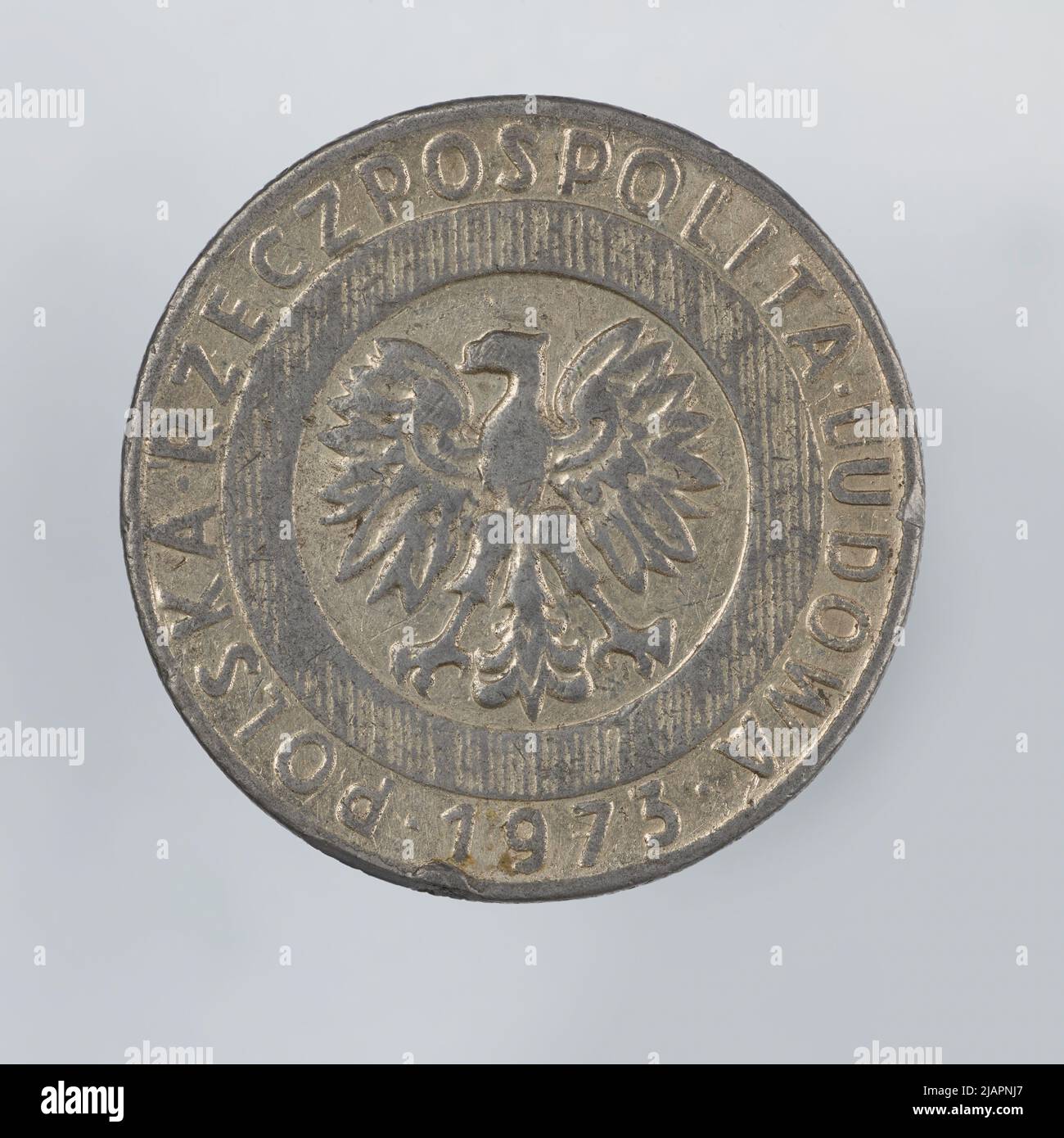 Fausse pièce, 20 zlotys, 1973, RepubIIc du peuple de Pologne Banque D'Images