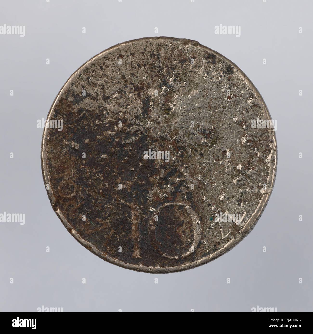 Fausse pièce, 10 zlotys, 1975, RepubIIc du peuple de Pologne Banque D'Images