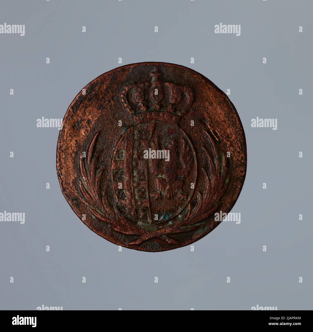 Fausse monnaie, 1 Grossen, 1812, Duché de Varsovie (1807 1815) Banque D'Images