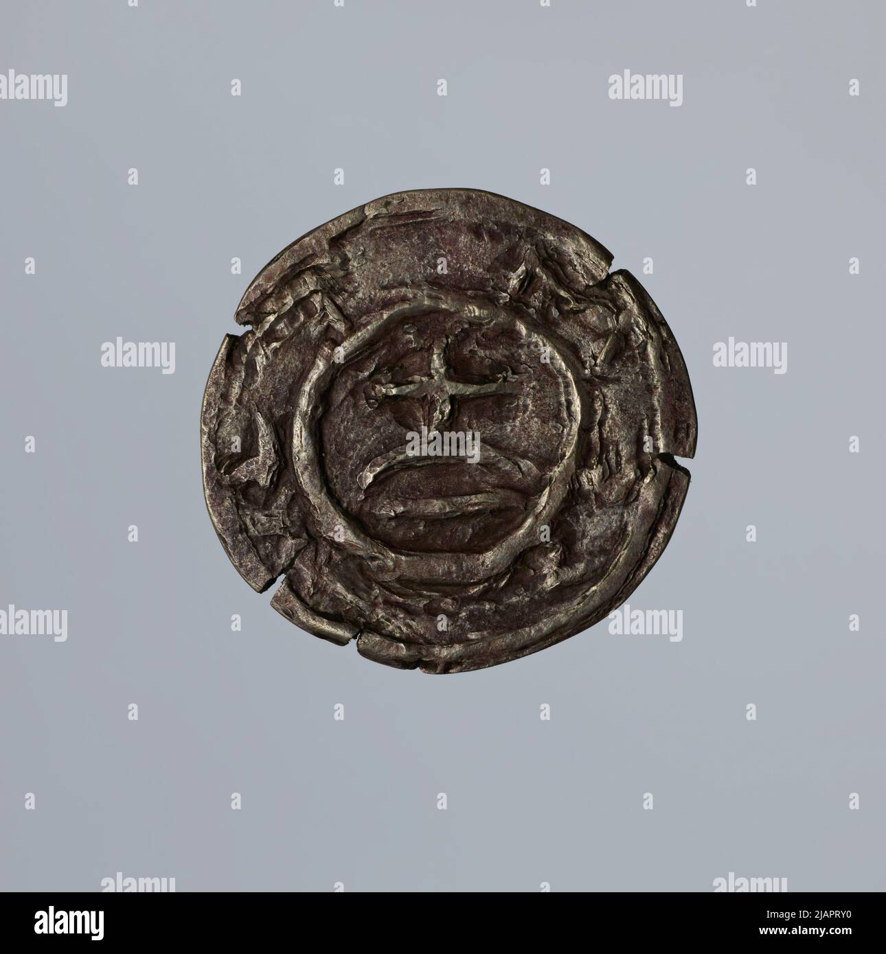 False coin, Penny, 1013 1025, Mieszko II (1025 1031) Banque D'Images