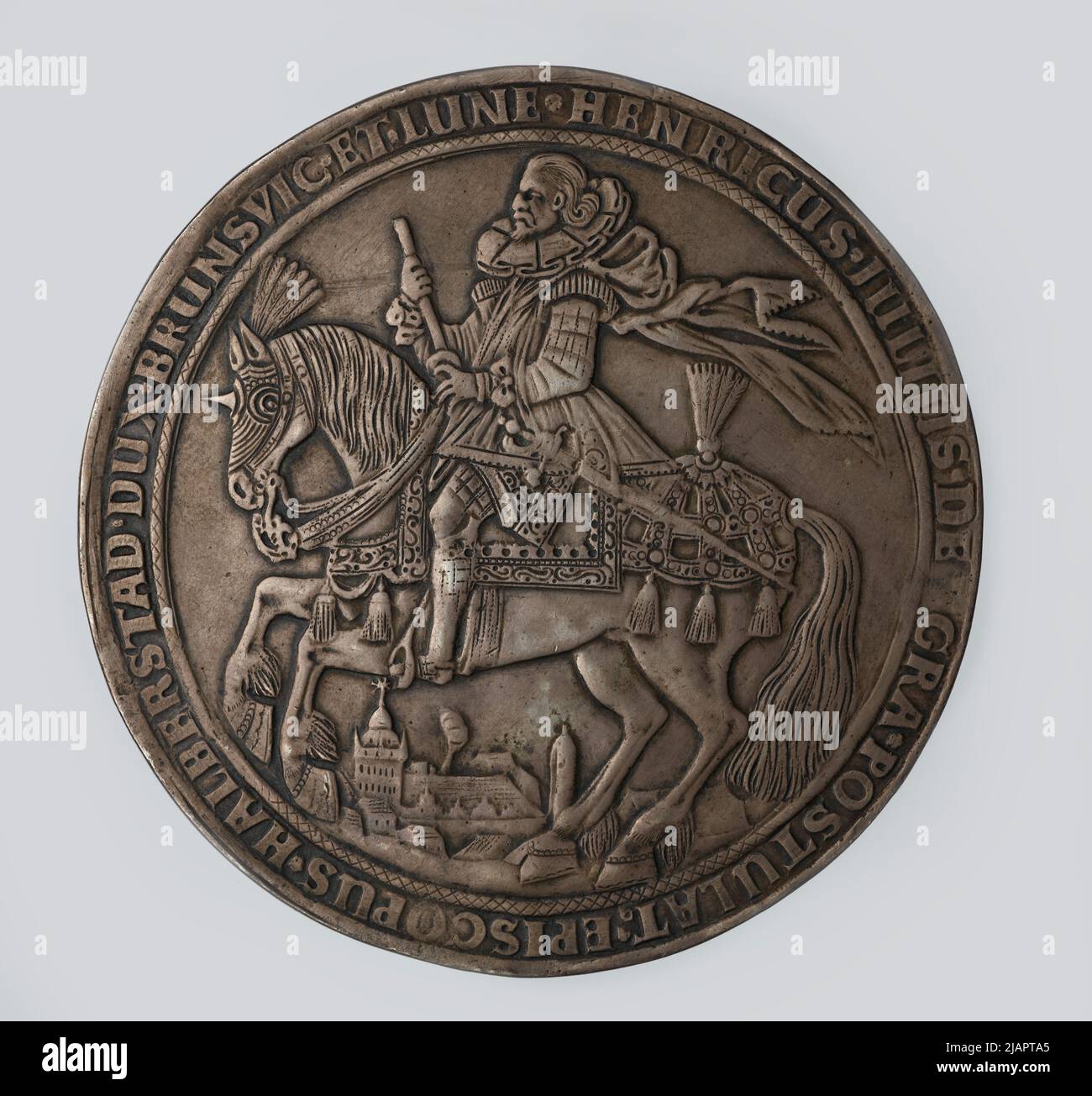 Fausse pièce, 5 talers, 1609 ans, Henry JuIIus (1589 1613), Allemagne Brunswick Banque D'Images