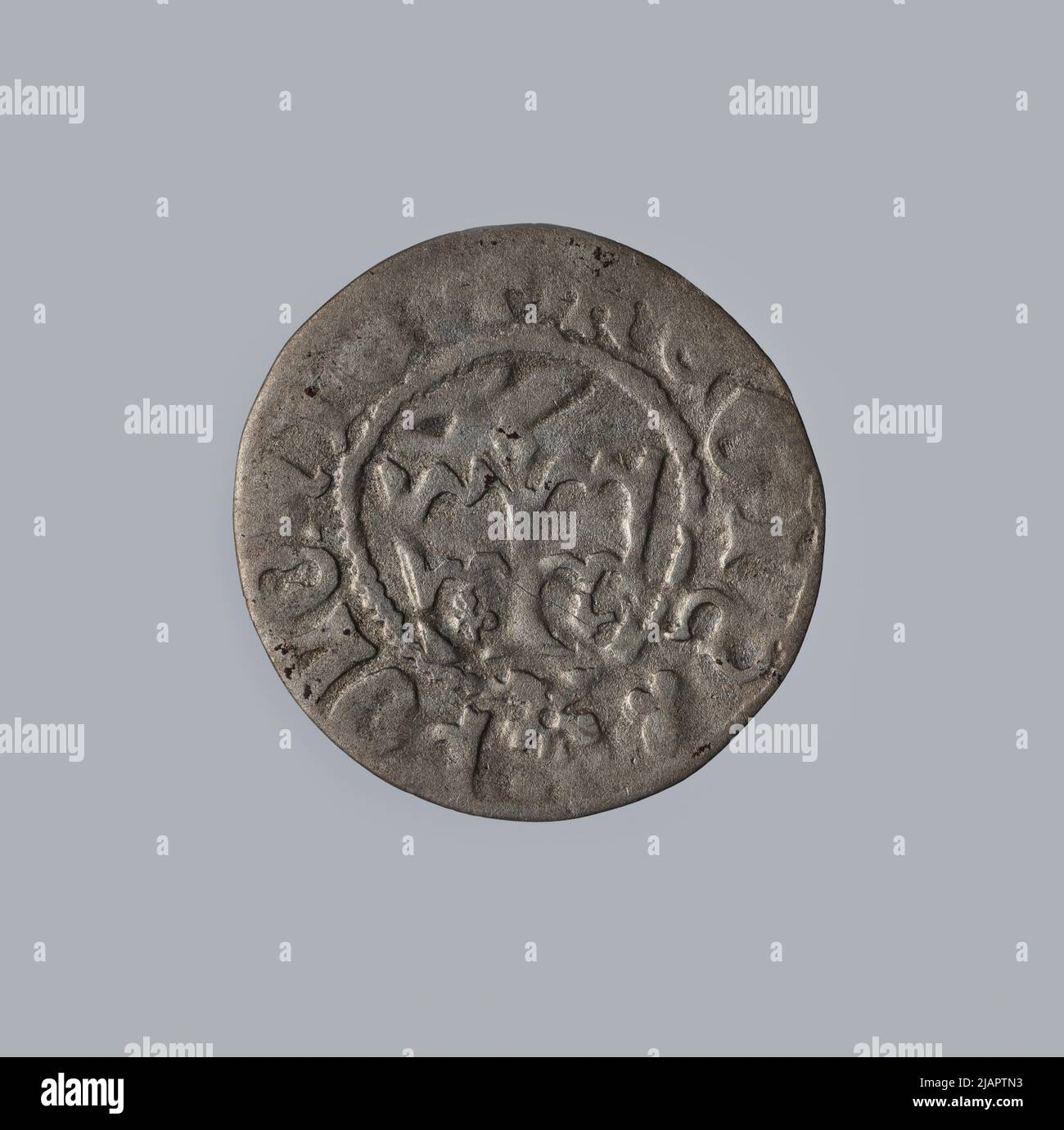 Fausse monnaie, 1/2 Crown Groschen, Casimir IV Jagiellon (1447 1492) Banque D'Images